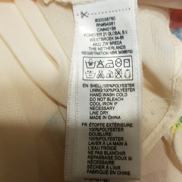 Rory Beca Sleeveless Blouse Ruffly Side Zip Spaghetti straps Size M EUC - Picture 6 of 6